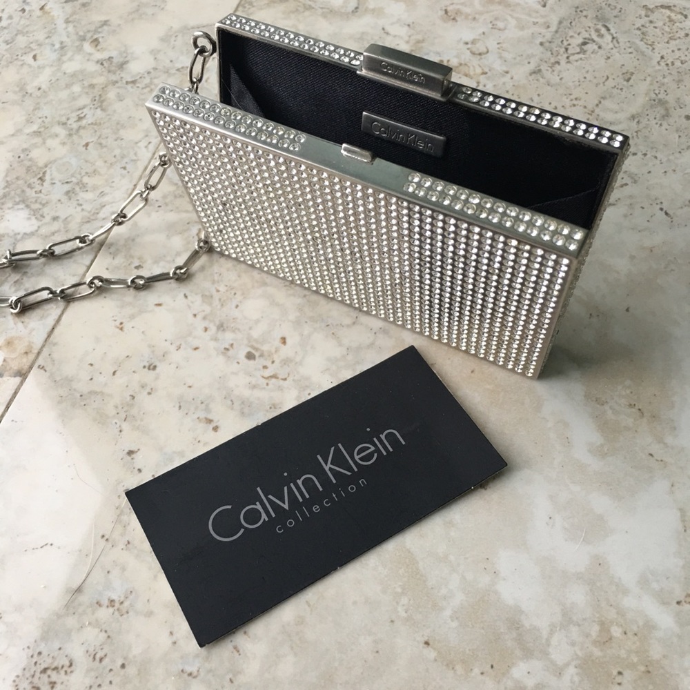 Calvin Klein Swarovski Crystal bag /card case